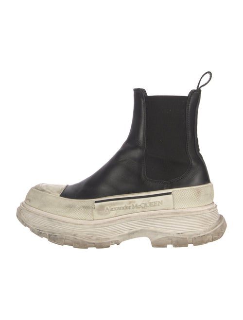 Alexander McQueen Leather Chelsea Boots