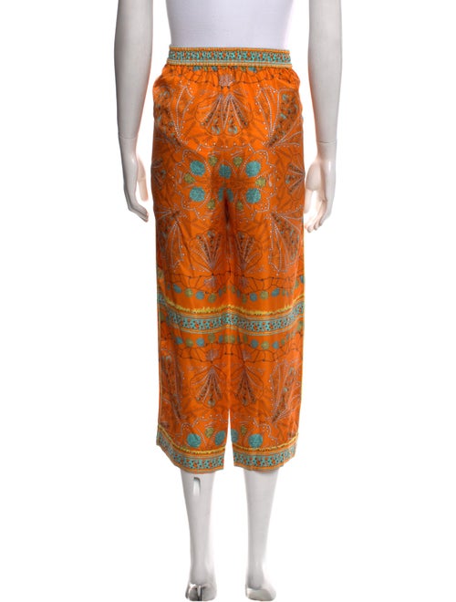 Emilio Pucci Silk Wide Leg Pants