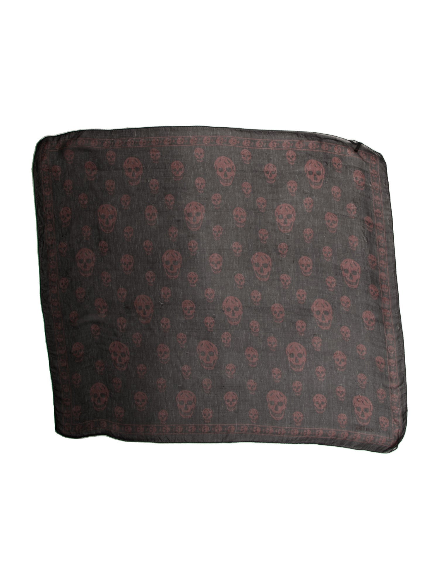 Alexander McQueen Silk Printed Scarf