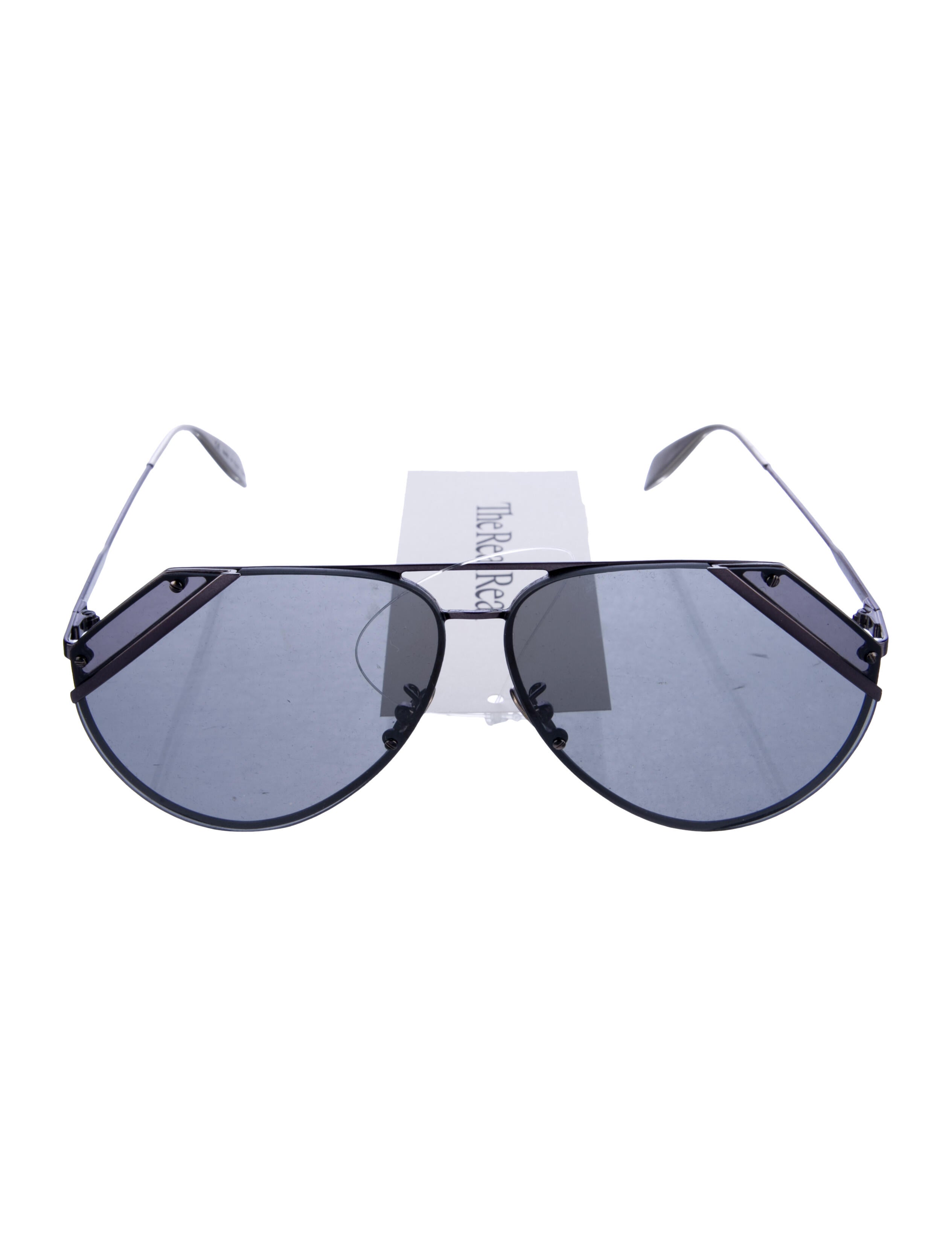 Alexander McQueen Aviator Tinted Sunglasses