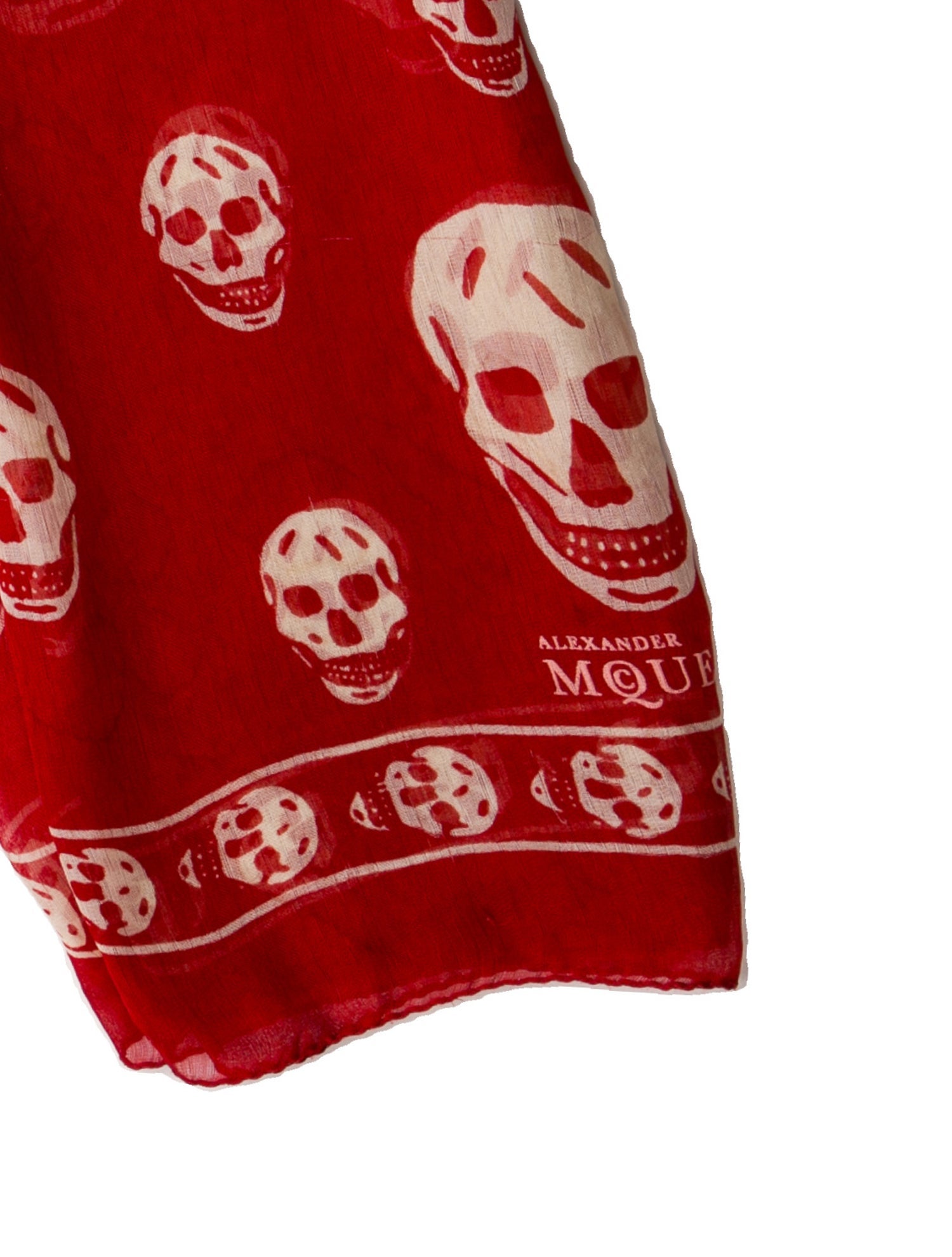 Alexander McQueen Silk Skull Scarf