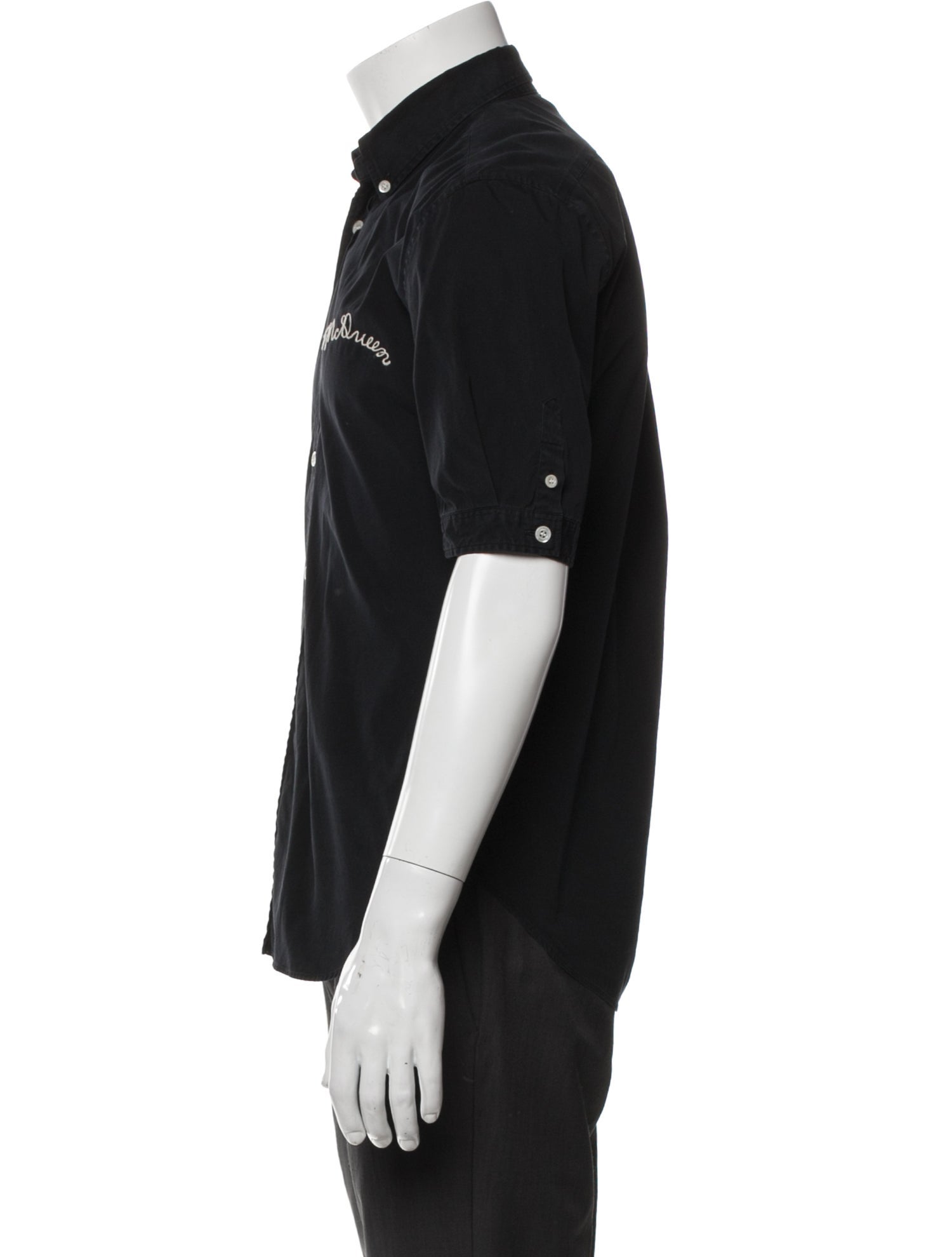 Alexander McQueen Graphic Print Short Sleeve Shirt