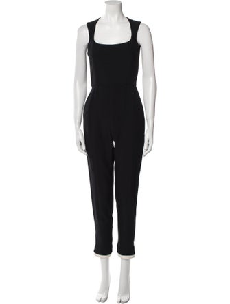 Alexander McQueen Square Neckline Jumpsuit