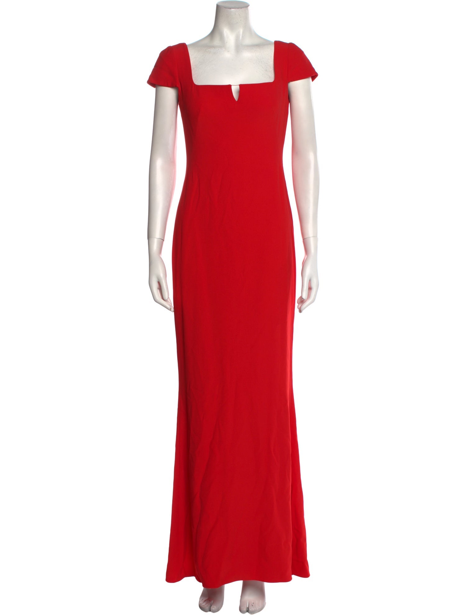 Alexander McQueen Square Neckline Long Dress