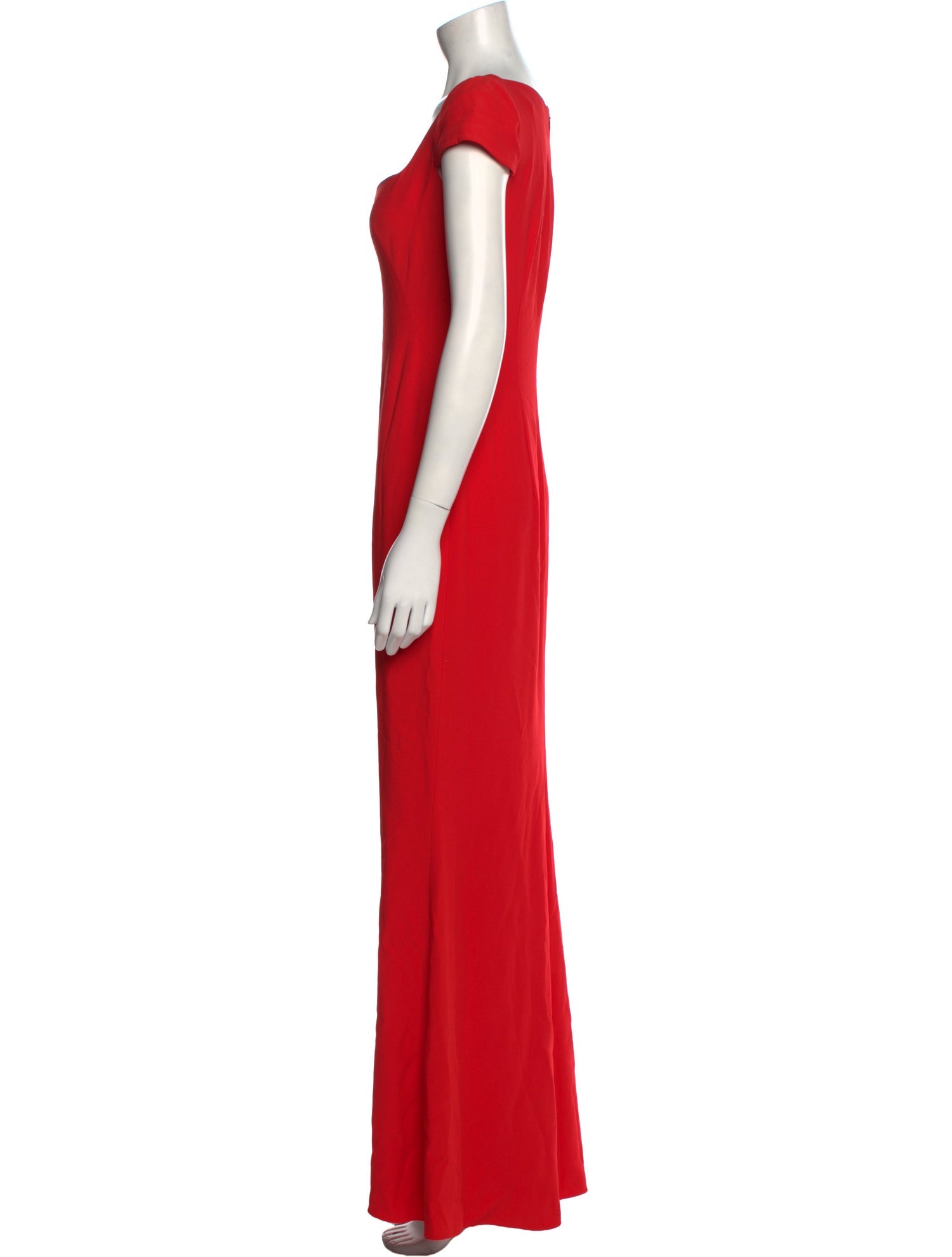 Alexander McQueen Square Neckline Long Dress