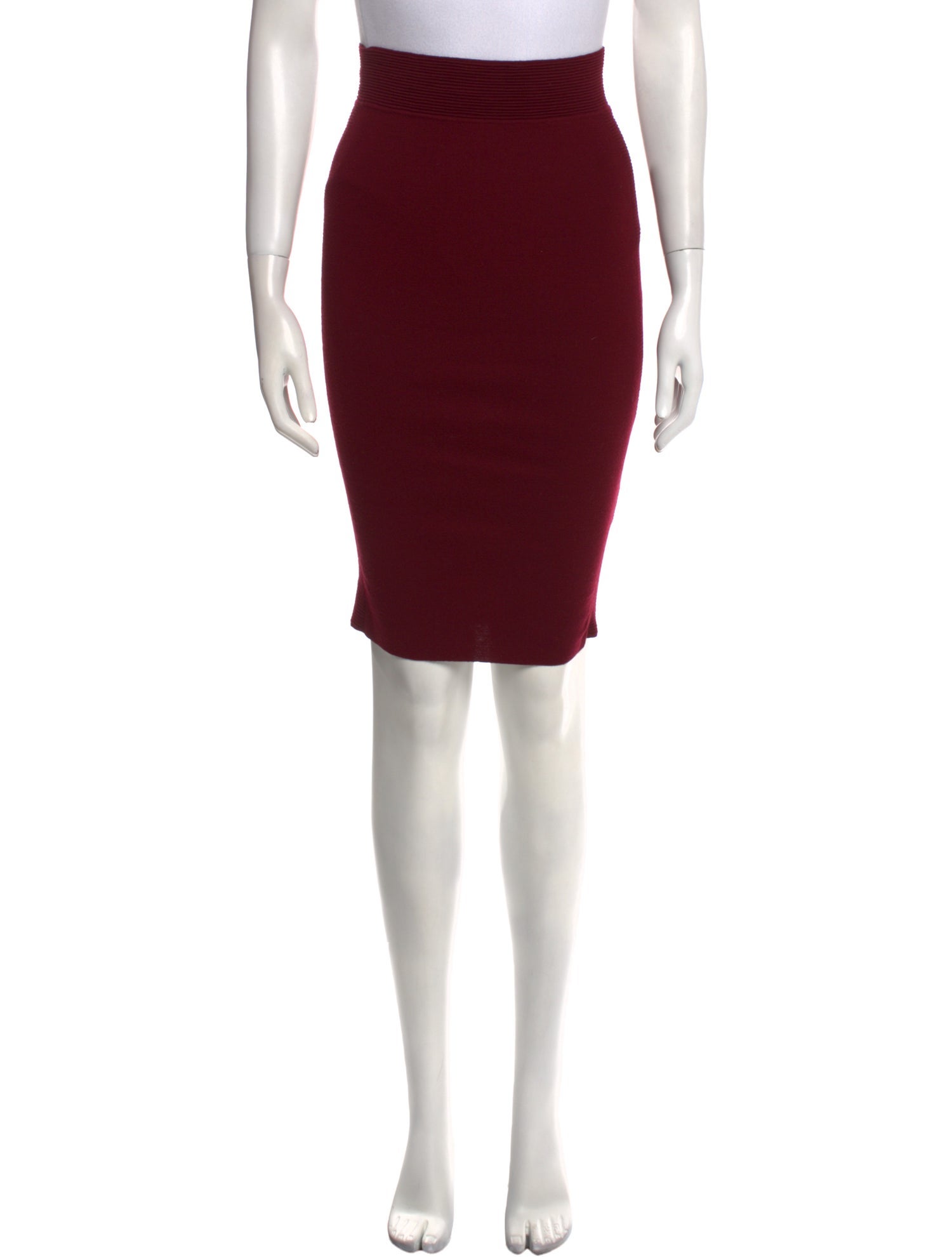 Alexander McQueen Wool Knee-Length Skirt