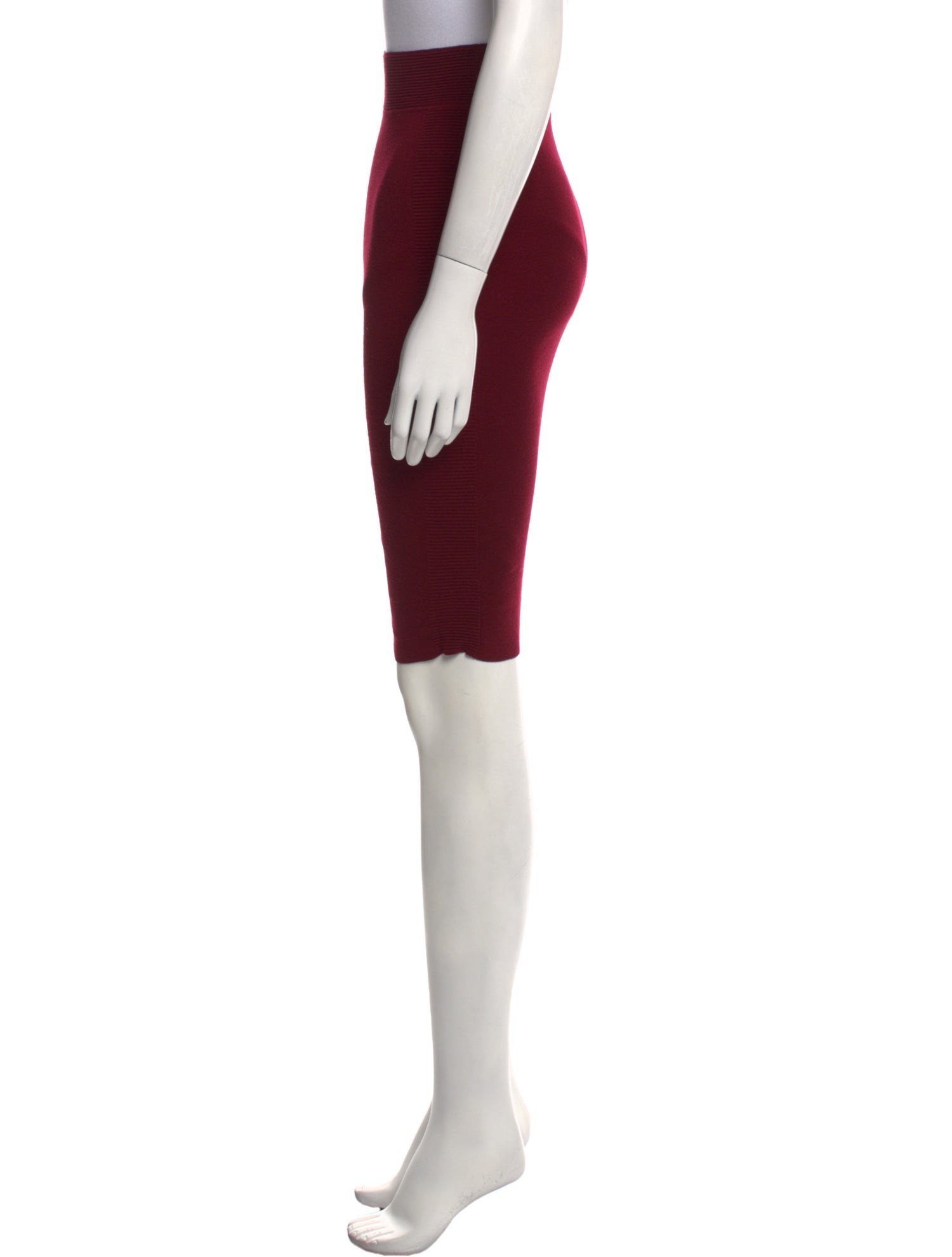 Alexander McQueen Wool Knee-Length Skirt