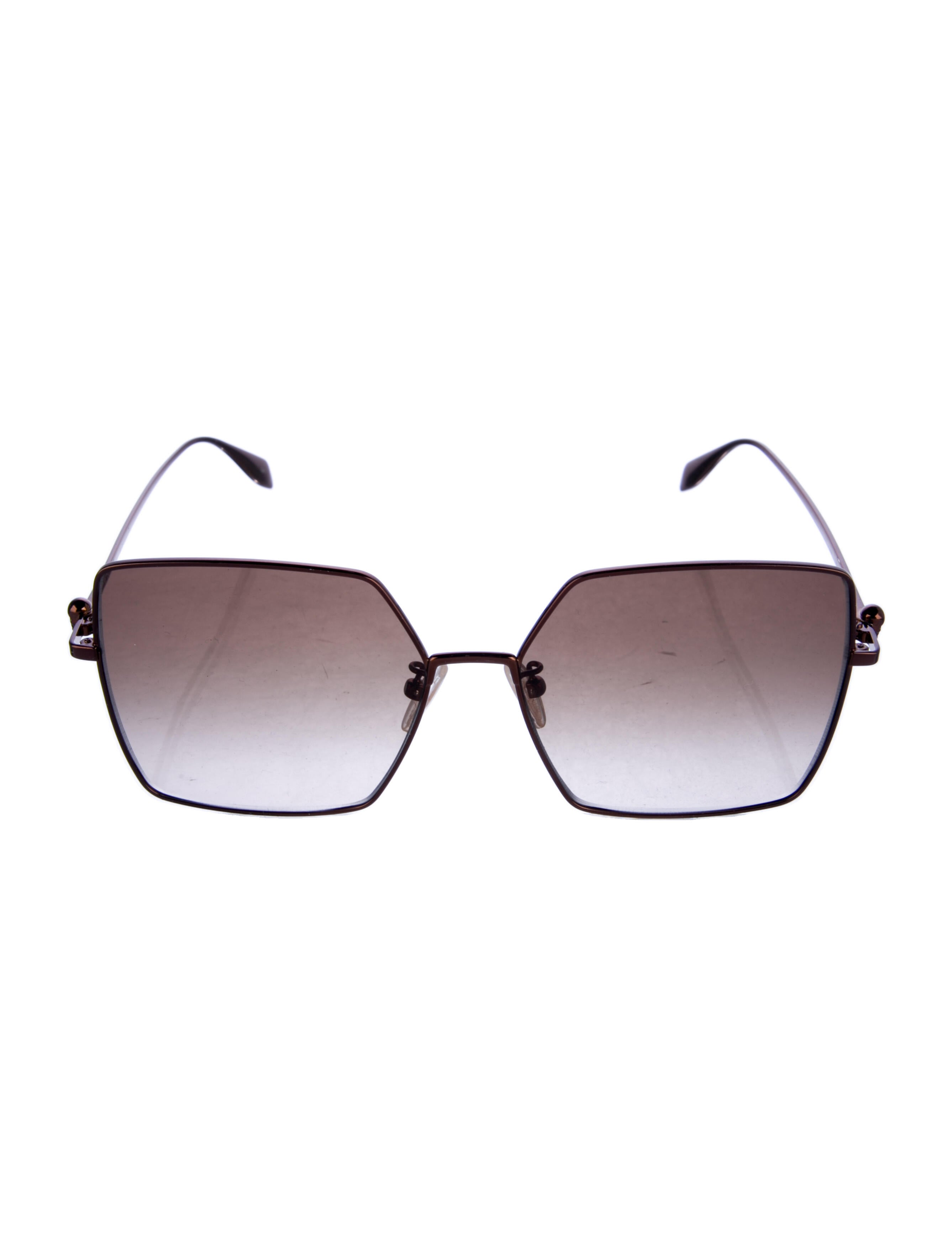 Alexander McQueen Square Gradient Sunglasses