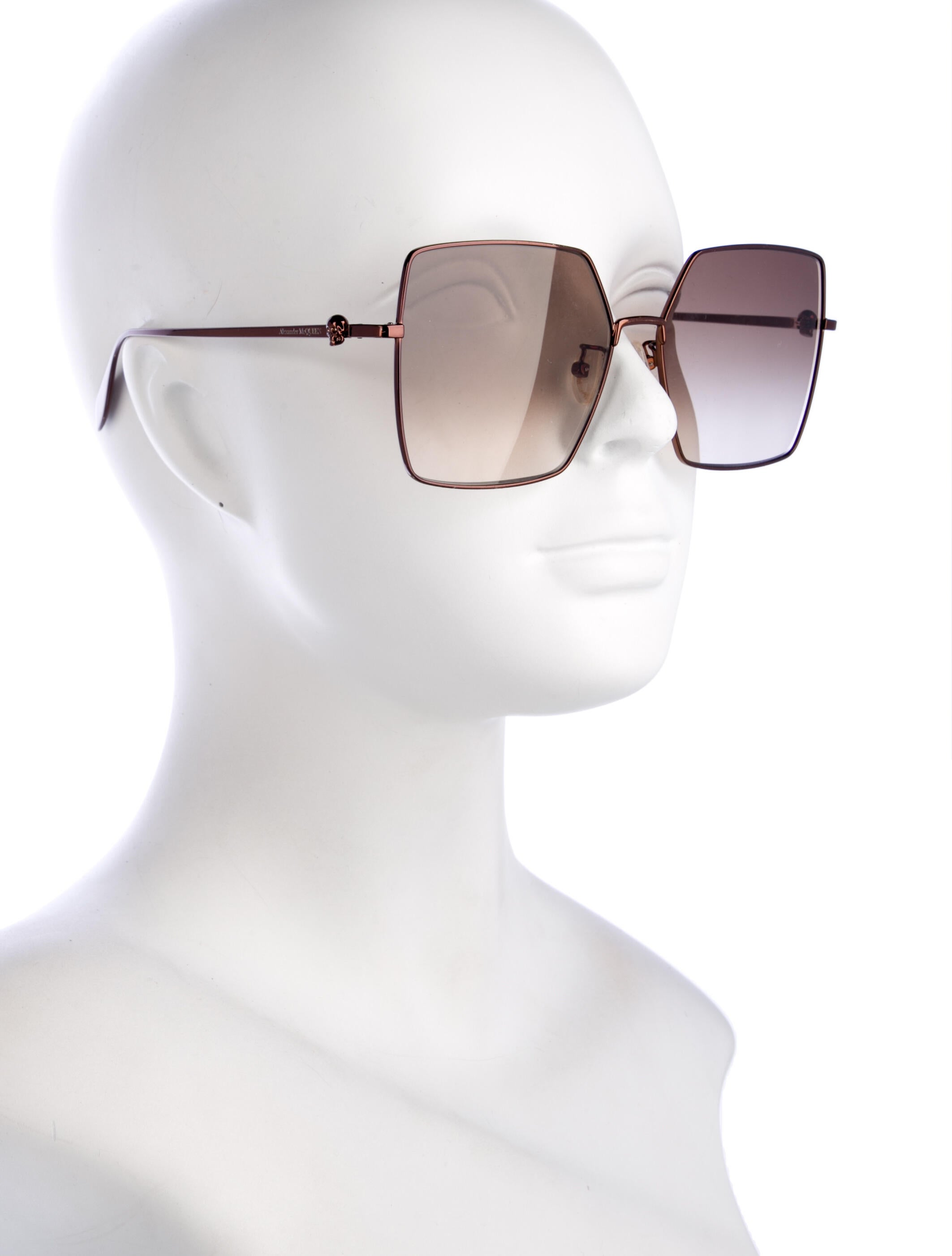 Alexander McQueen Square Gradient Sunglasses
