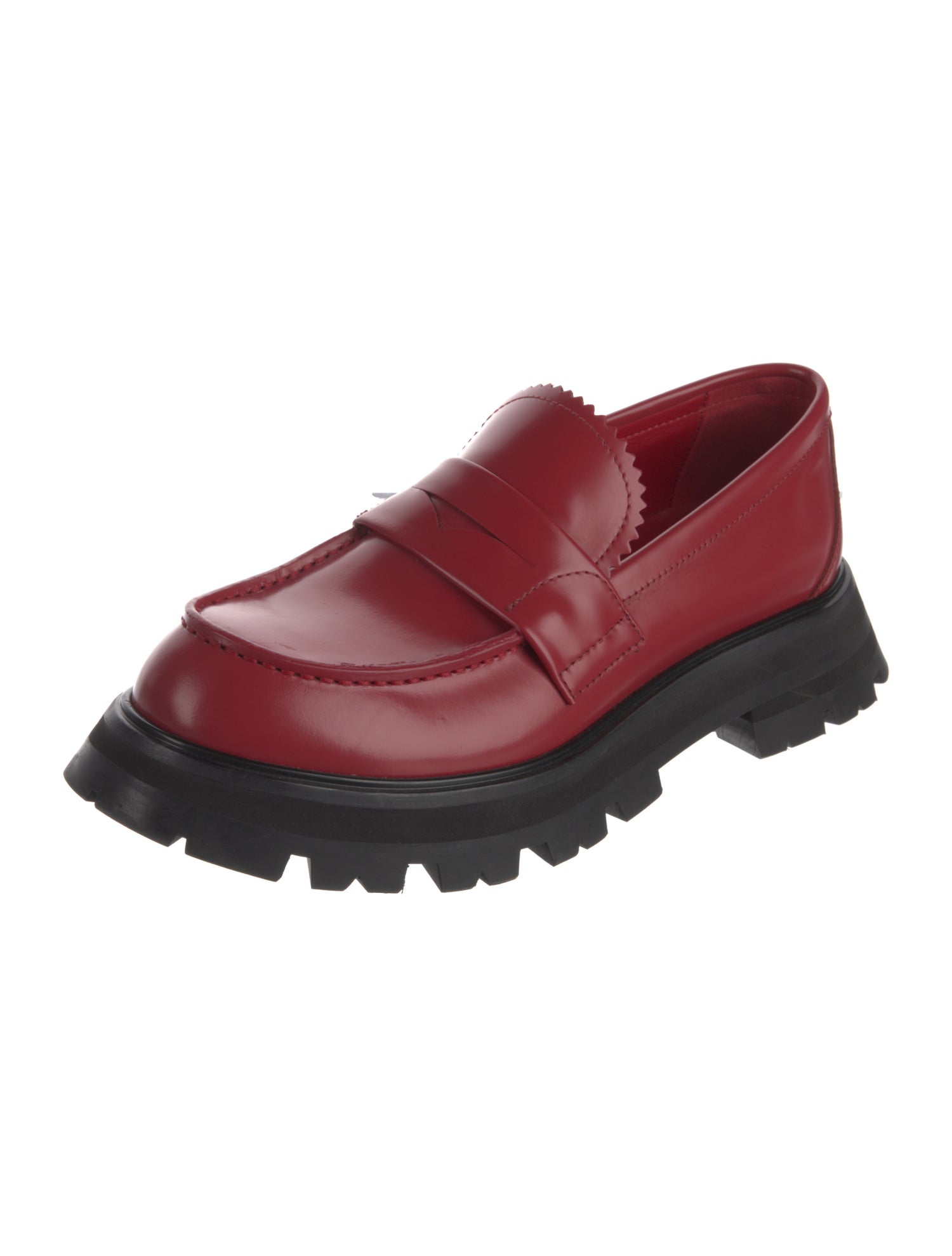 Alexander McQueen Patent Leather Loafers