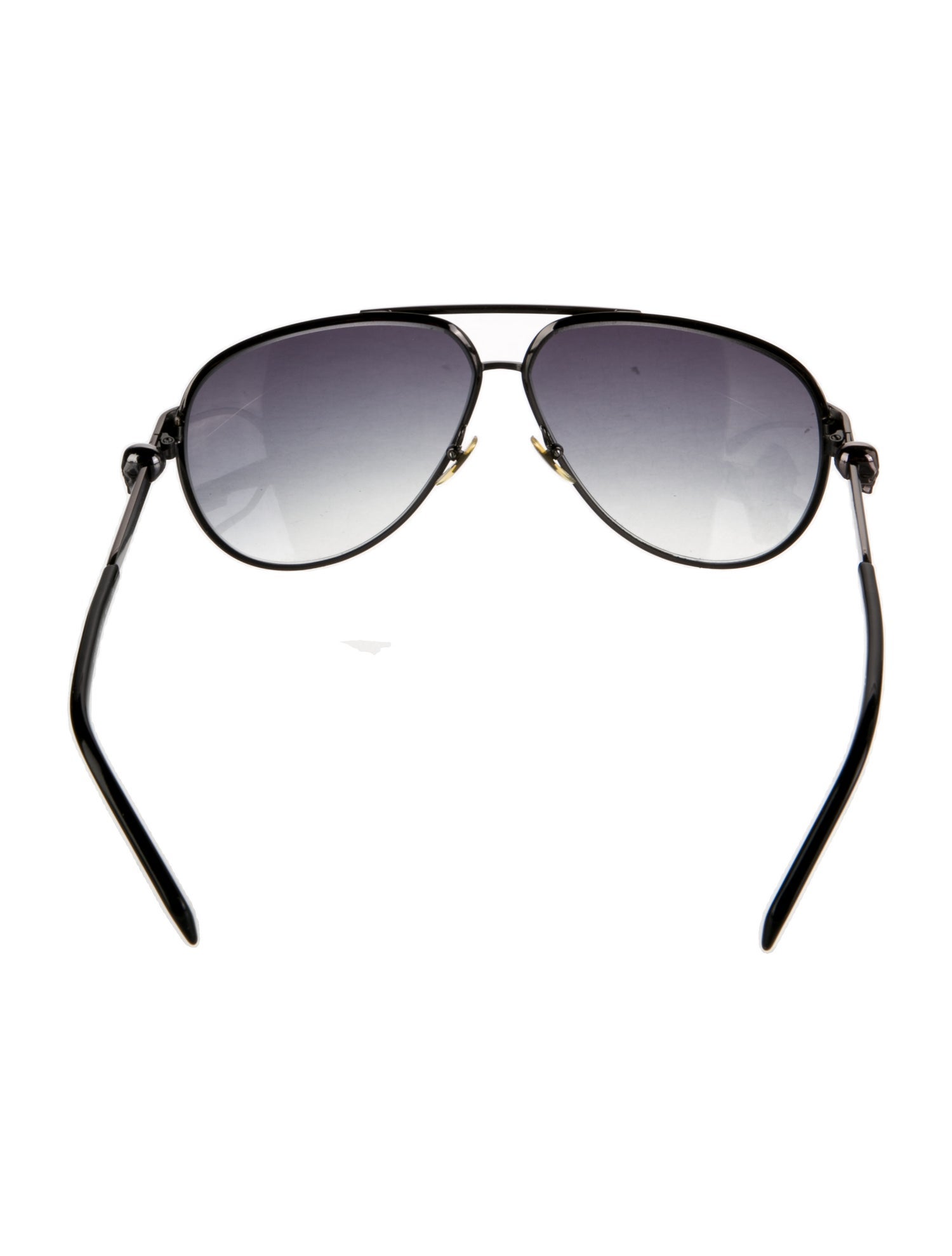 Alexander McQueen Skull Aviator Sunglasses