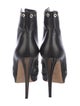 Alexander McQueen Leather Lace-Up Boots
