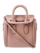 Alexander McQueen Embossed Leather Top Handle Bag