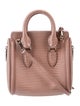Alexander McQueen Embossed Leather Top Handle Bag