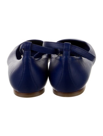 Alexander McQueen Leather Chain-Link Accents Flats