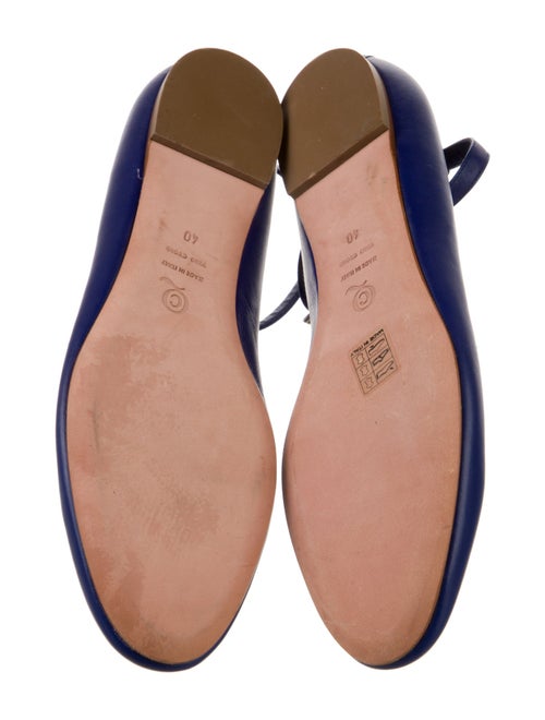 Alexander McQueen Leather Chain-Link Accents Flats