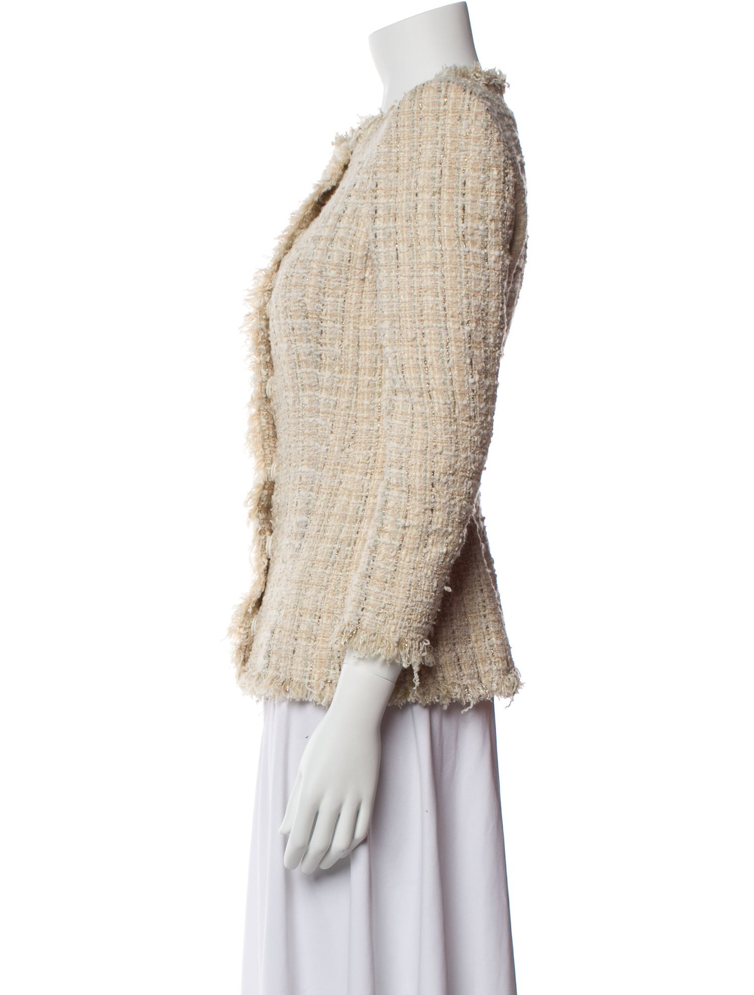 Alexander McQueen Tweed Tweed Pattern Evening Jacket