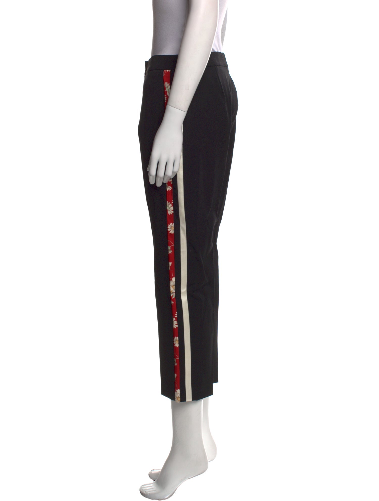 Alexander McQueen Virgin Wool Straight Leg Pants