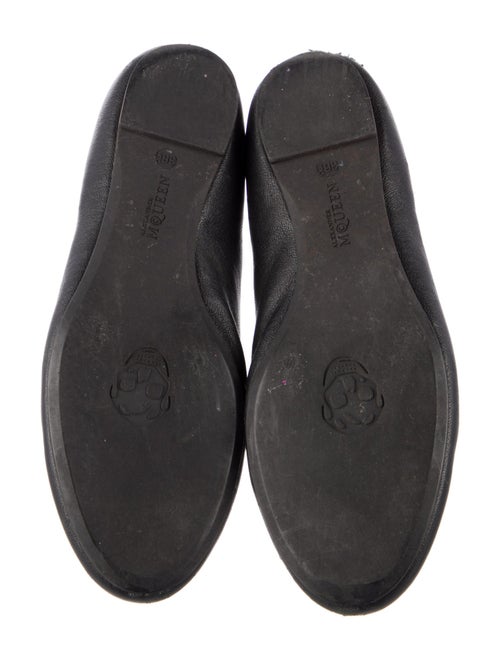 Alexander McQueen Skull Leather Ballet Flats