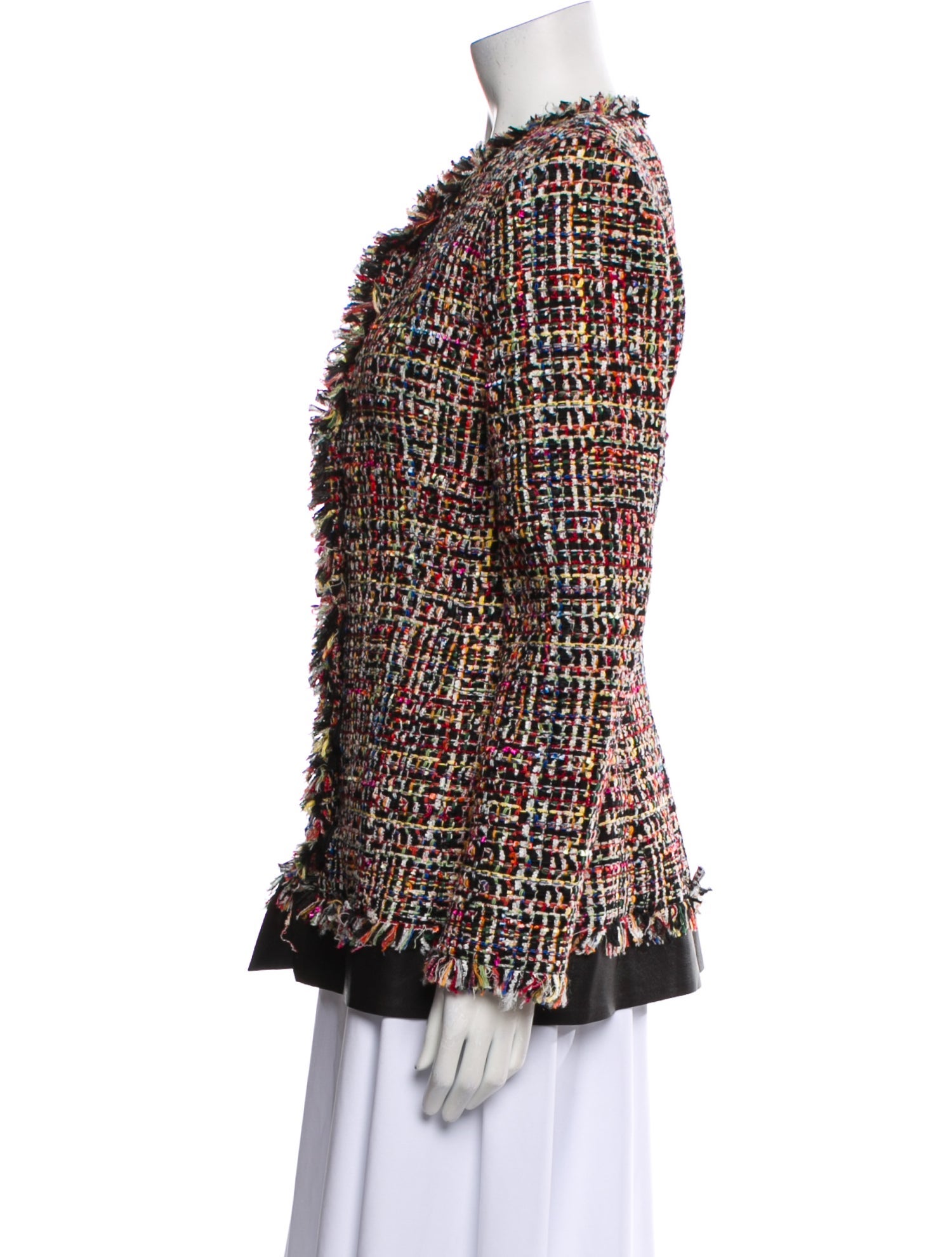 Alexander McQueen Tweed Pattern Evening Jacket