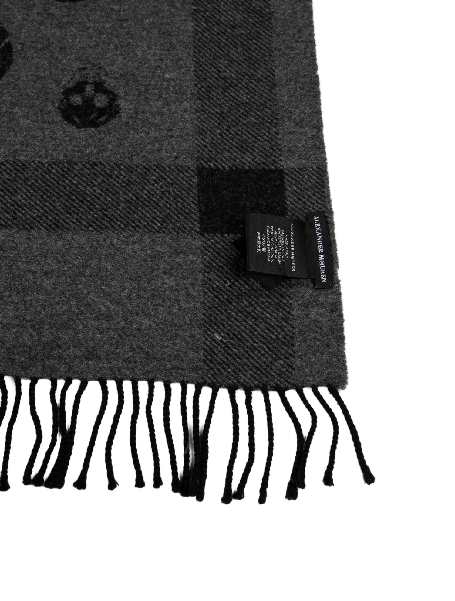 Alexander McQueen Skull Throw Blanket