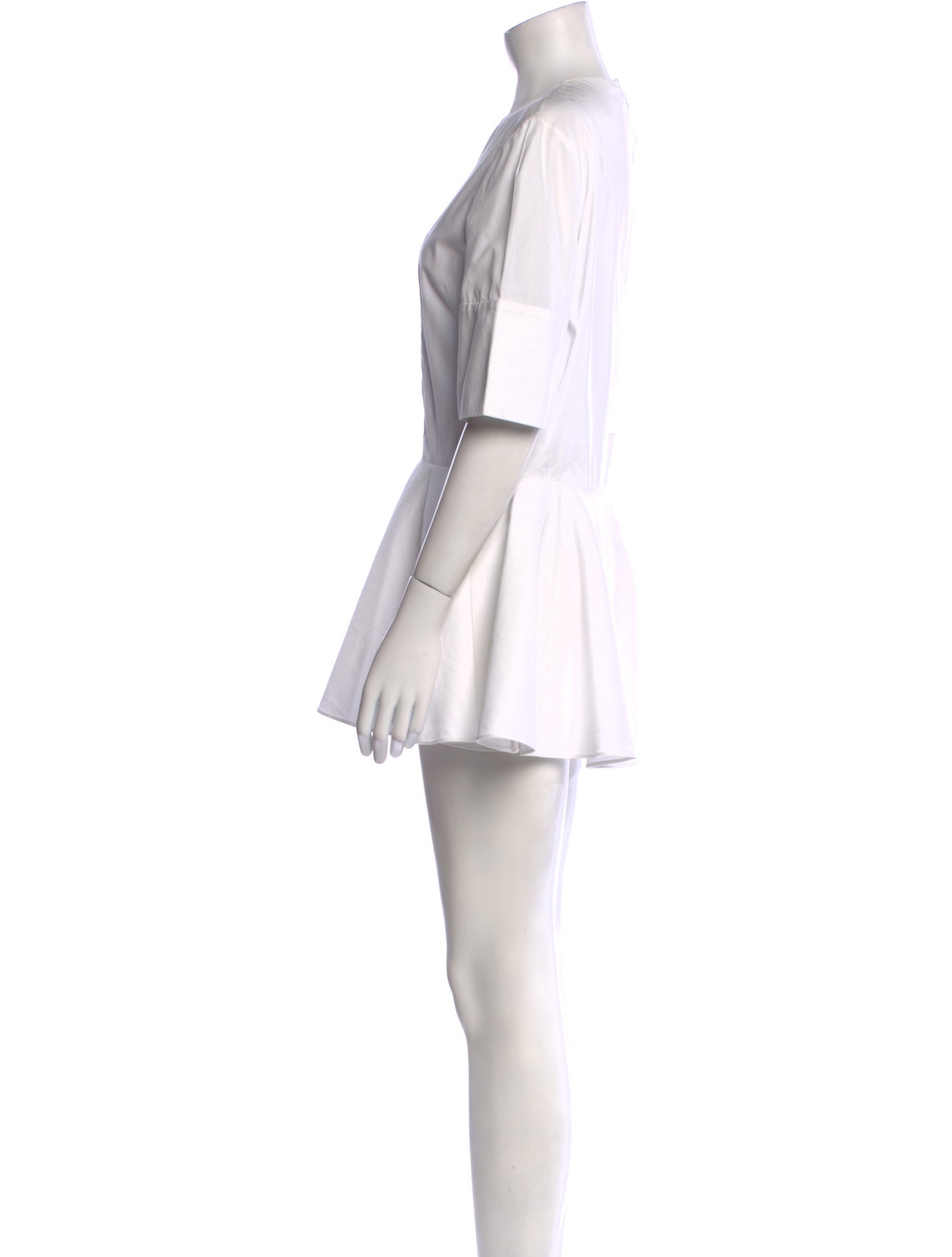 Alexander McQueen Crew Neck Mini Dress