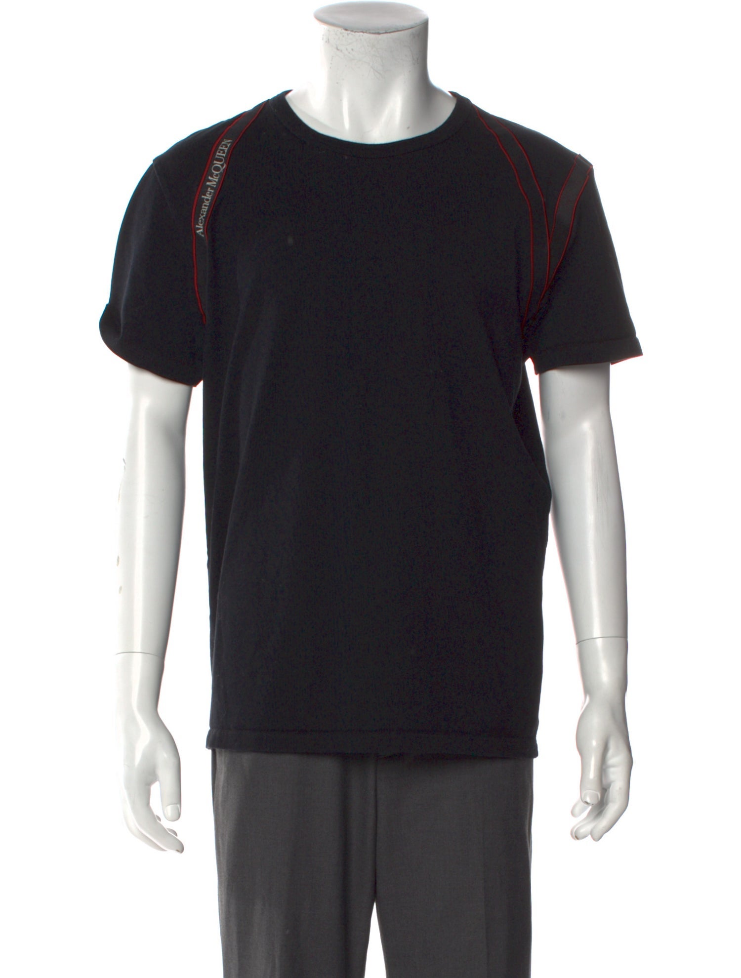 Alexander McQueen Crew Neck Short Sleeve T-Shirt