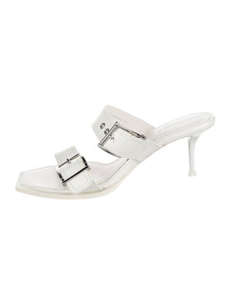 Alexander McQueen Leather Slides