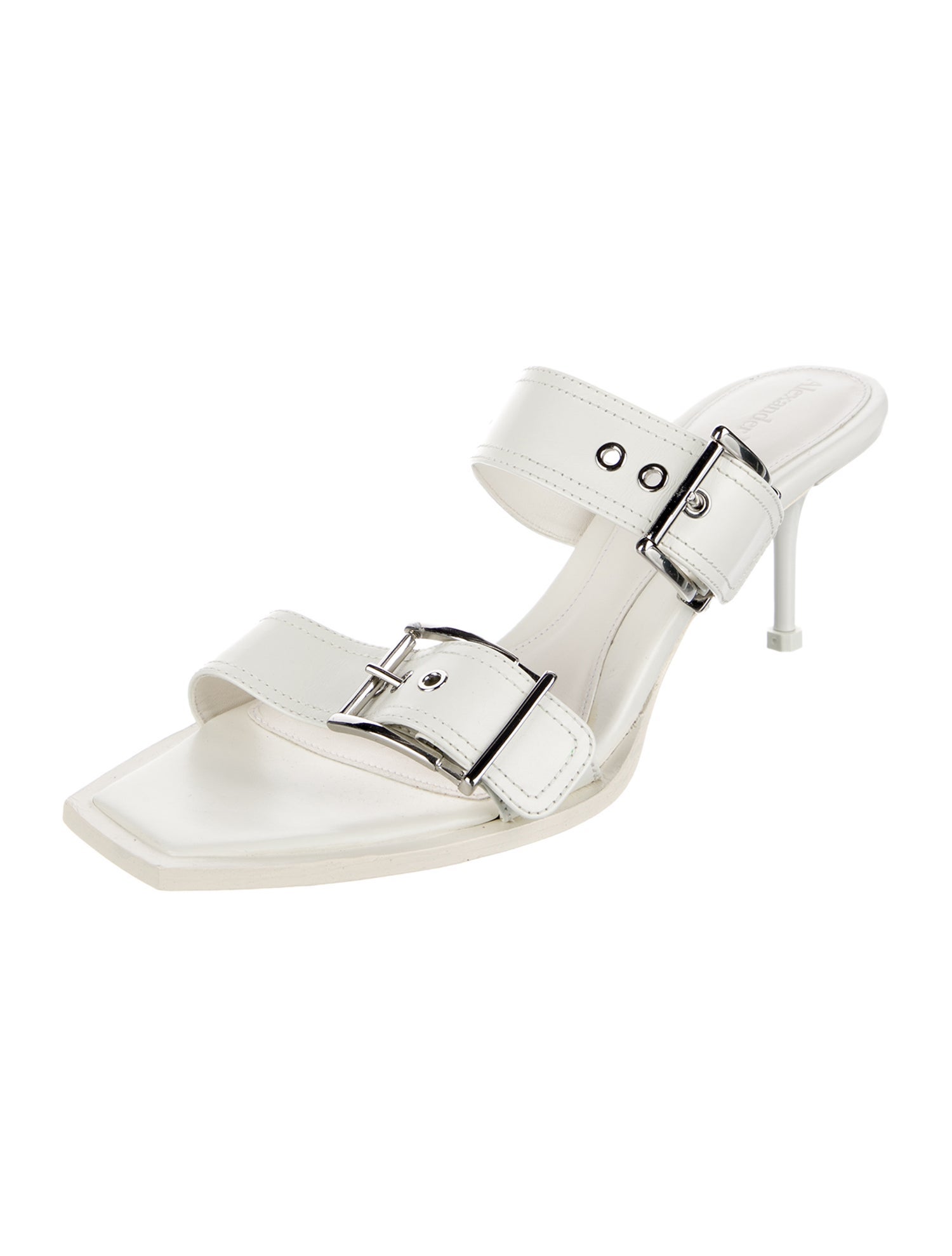 Alexander McQueen Leather Slides