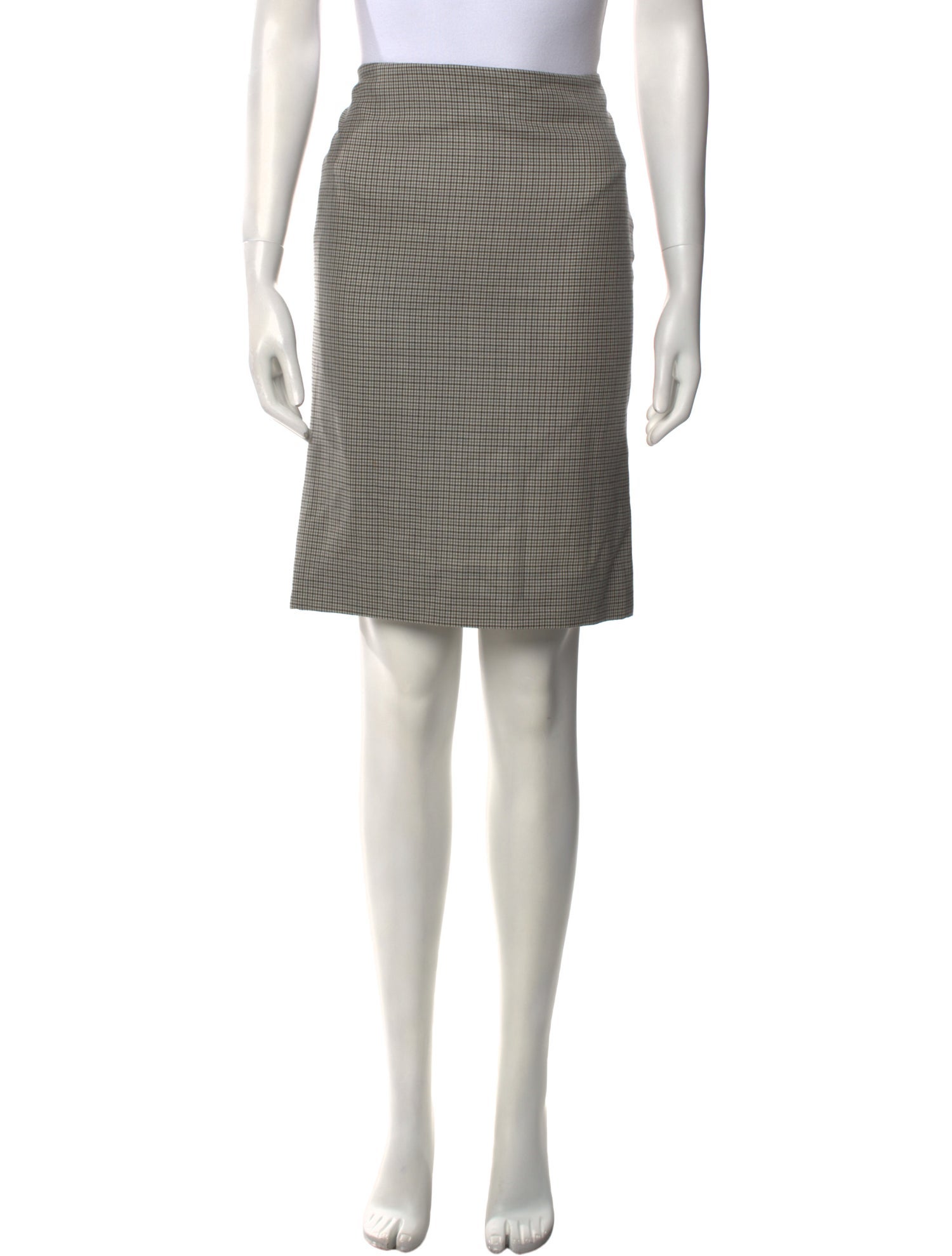 Alexander McQueen Wool Knee-Length Skirt