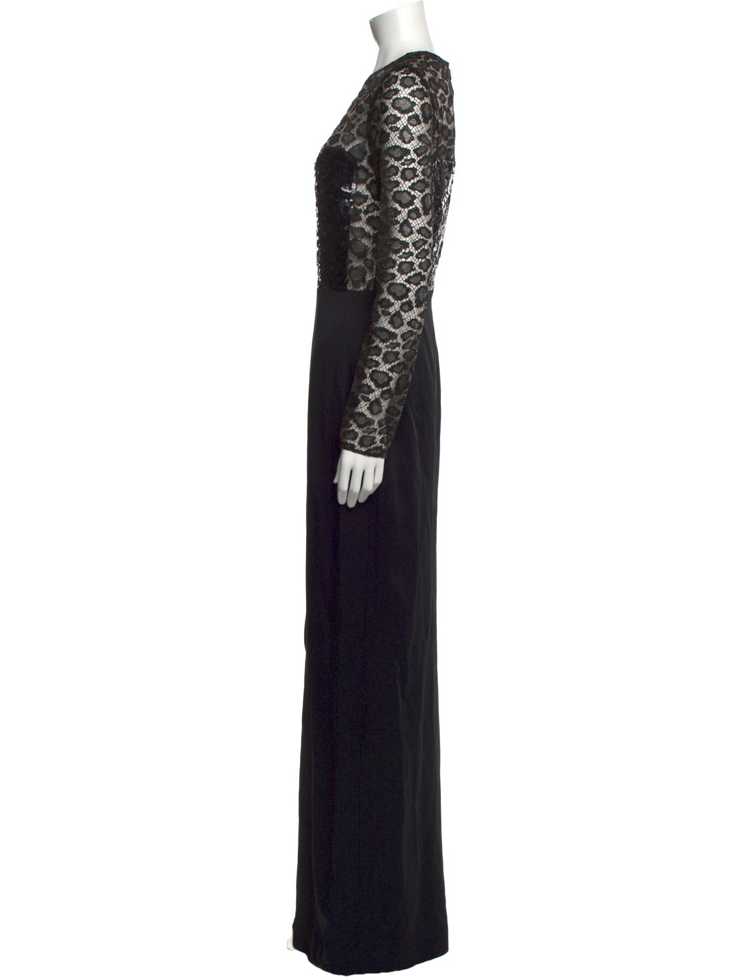 Alexander McQueen Lace Pattern Long Dress w/ Tags