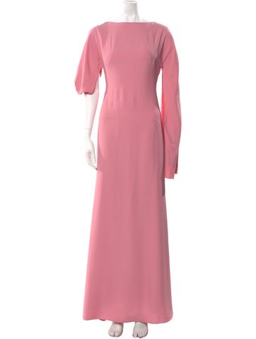 Alexander McQueen Dresses Bateau Neckline Long Dress Us2, It38 | XS