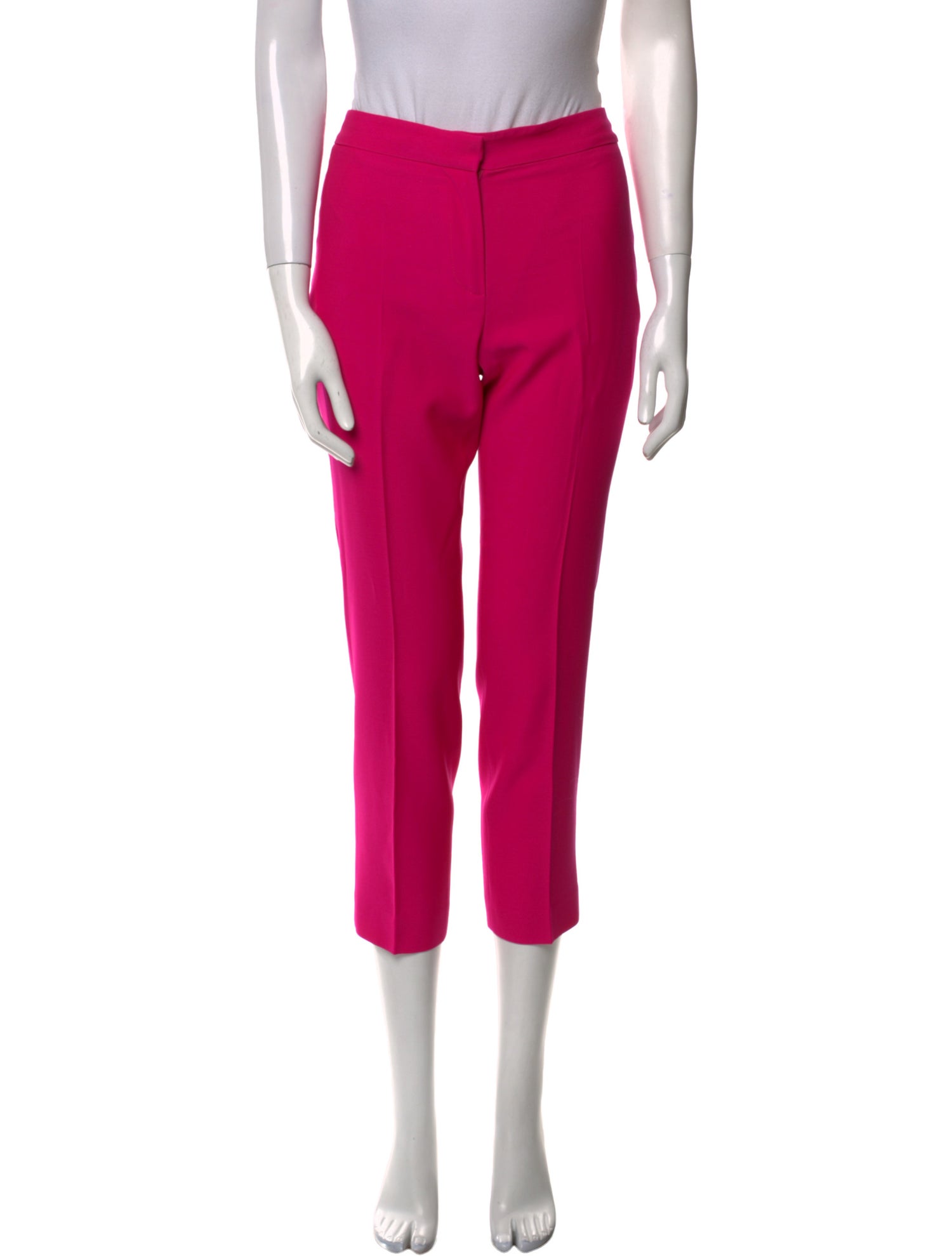 Alexander McQueen Wool Straight Leg Pants