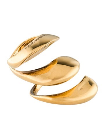 Alexander McQueen Cocktail Ring Twisted 6.5 | L
