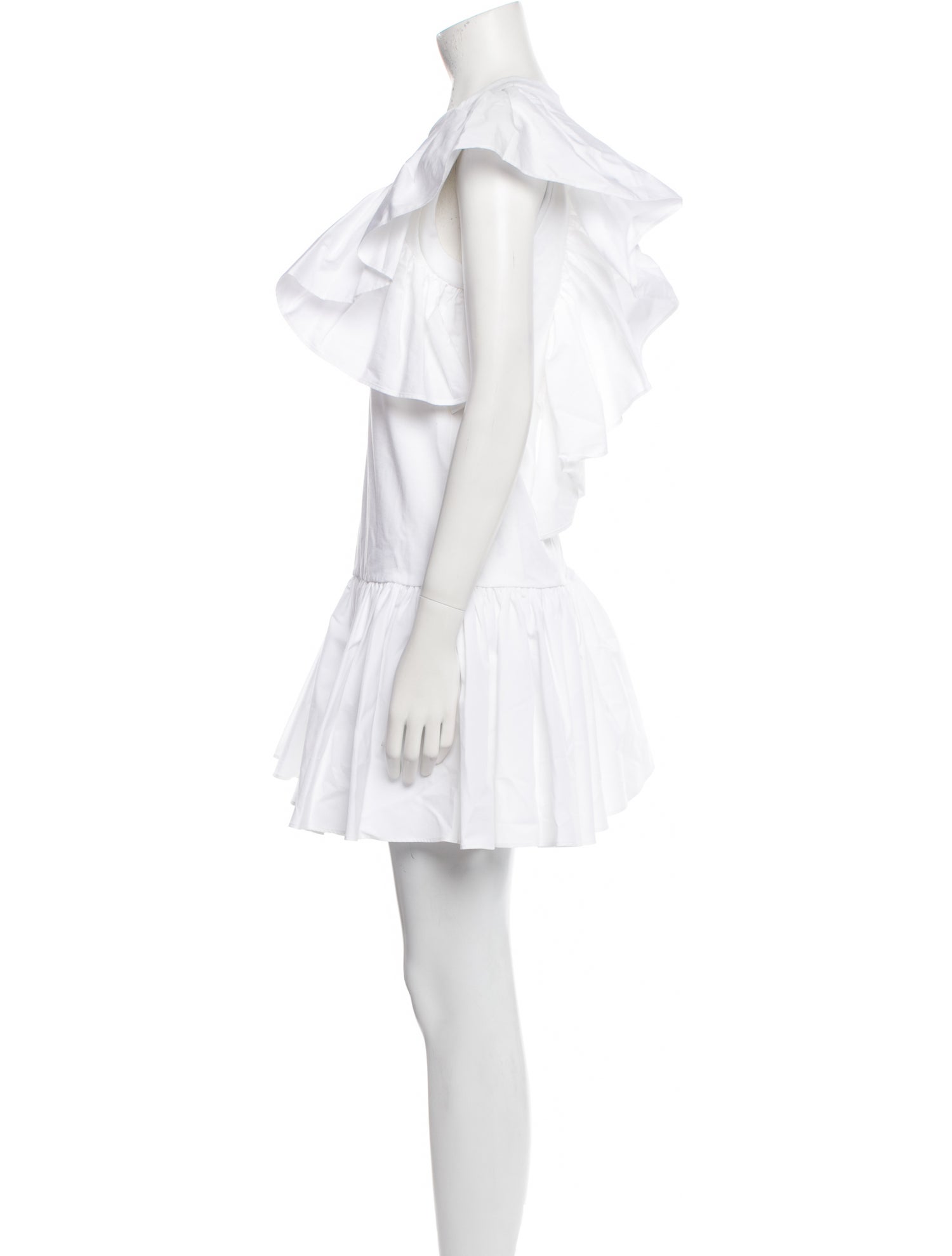 Alexander McQueen Crew Neck Mini Dress