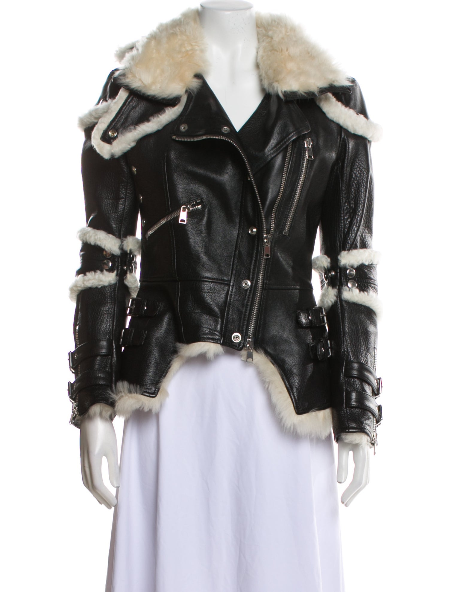 Alexander McQueen Shearling Fur Jacket