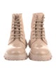 Alexander McQueen Leather Combat Boots