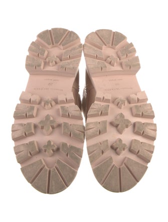 Alexander McQueen Leather Combat Boots