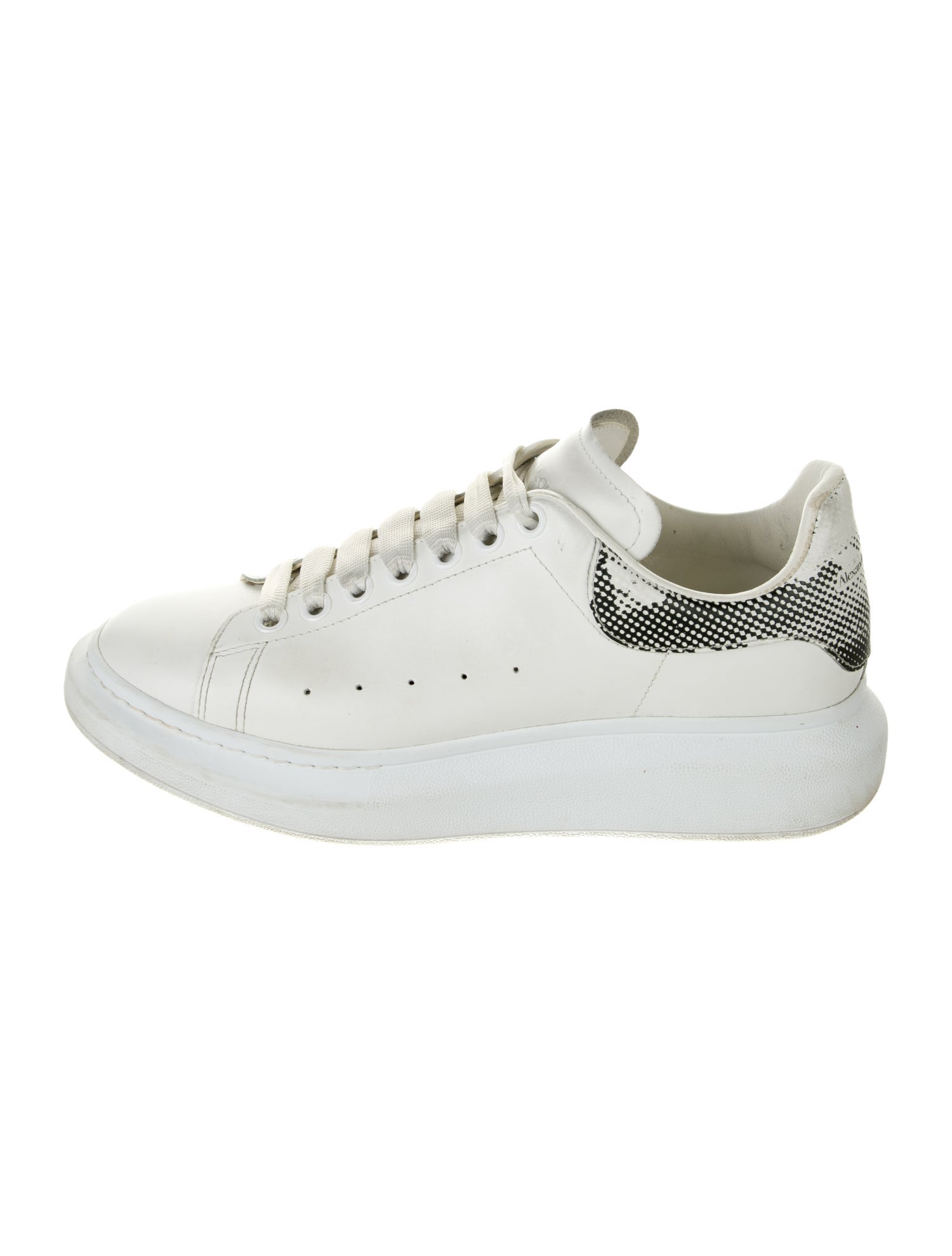 Alexander McQueen Leather Studded Accents Chunky Sneakers
