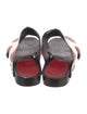 Alexander McQueen Leather Printed Slides