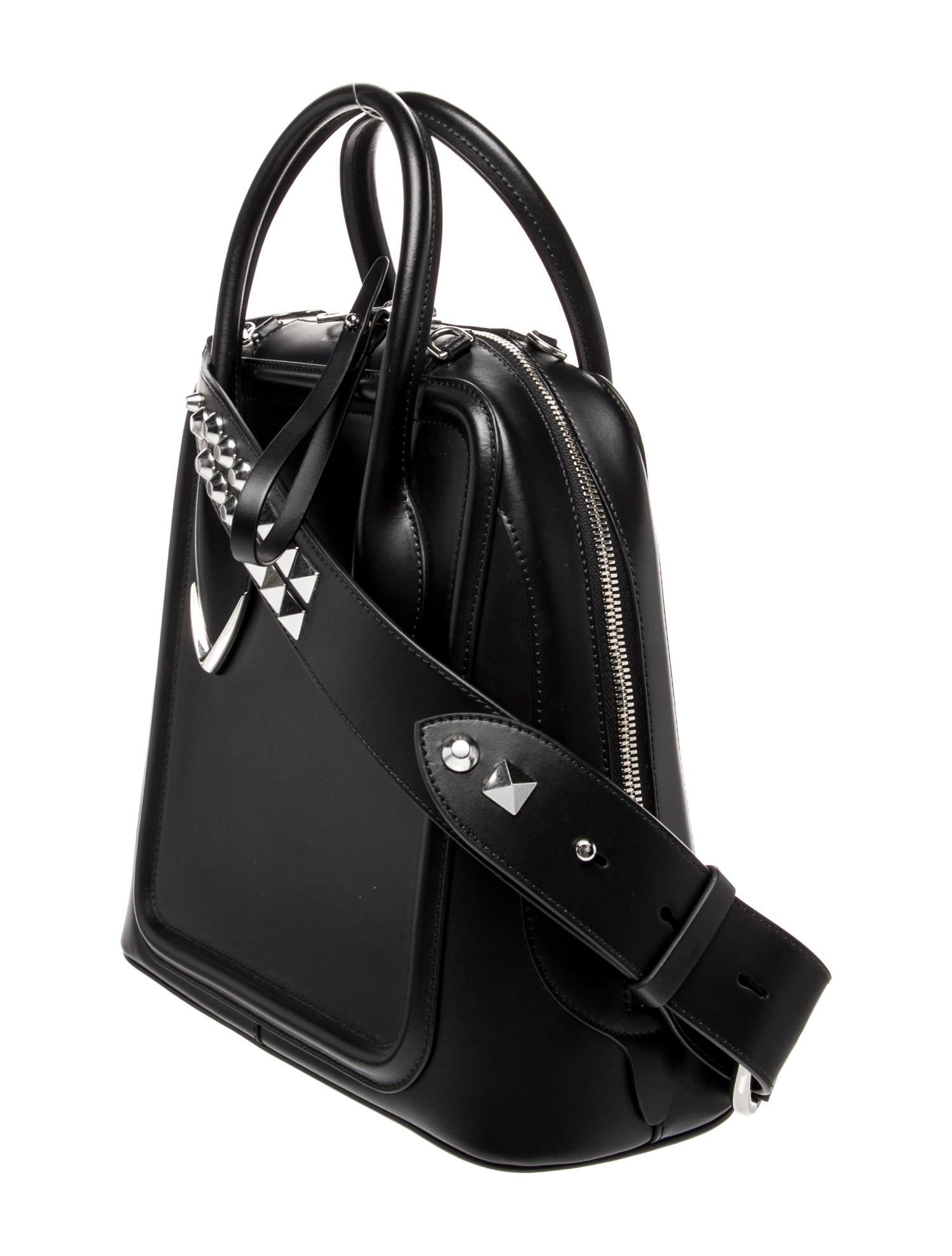 Alexander McQueen Leather Top Handle Bag