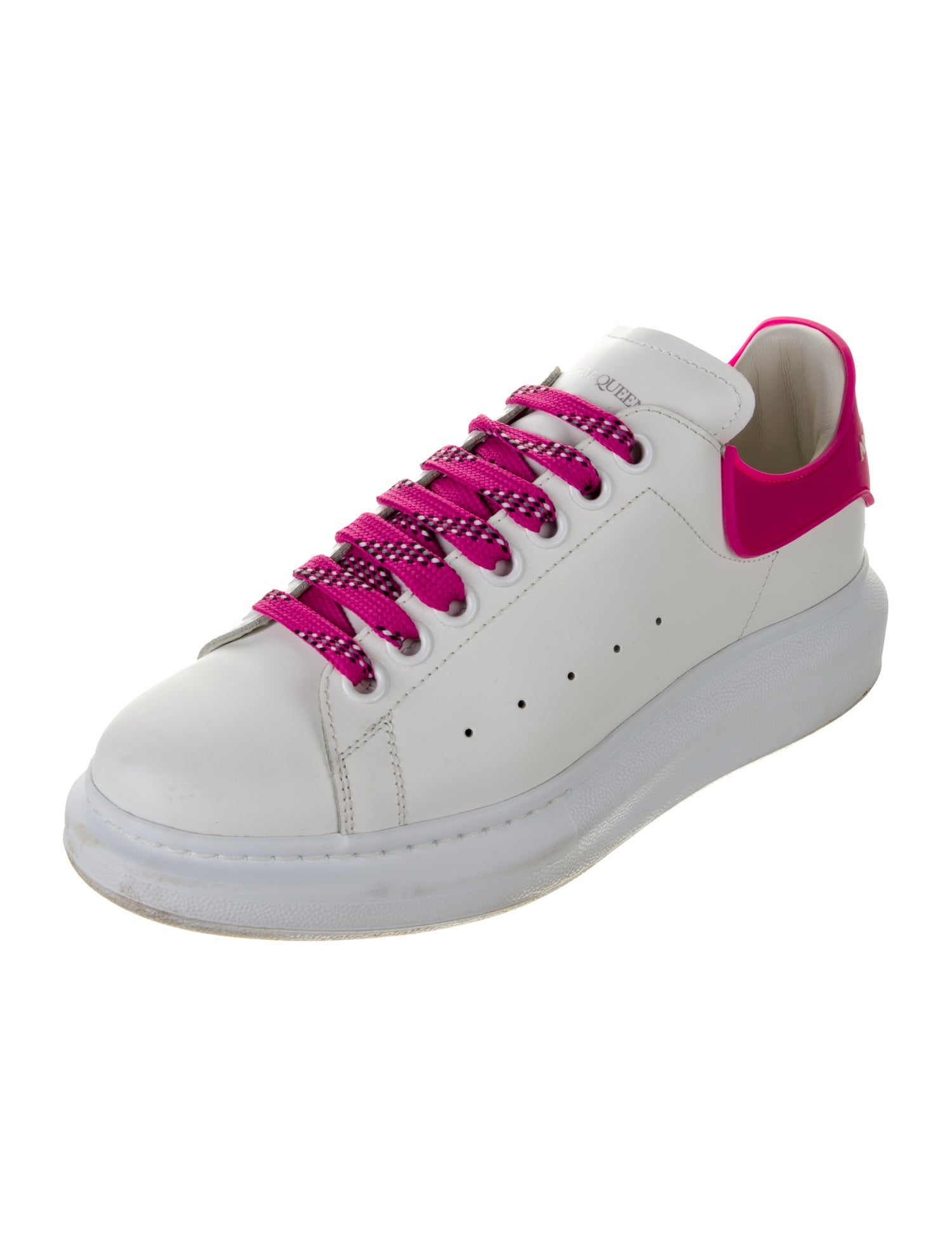 Alexander McQueen Leather Sneakers - White Sneakers, Shoes