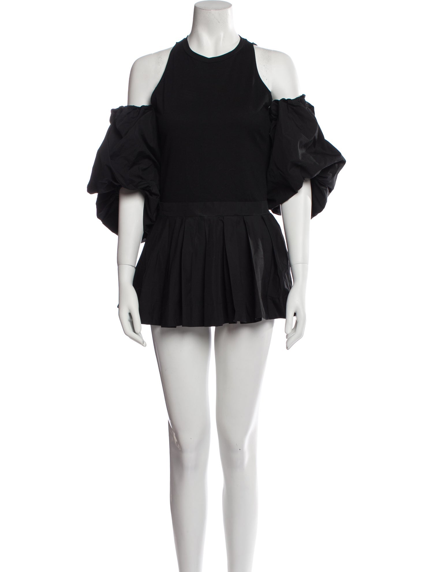 Alexander McQueen Crew Neck Mini Dress