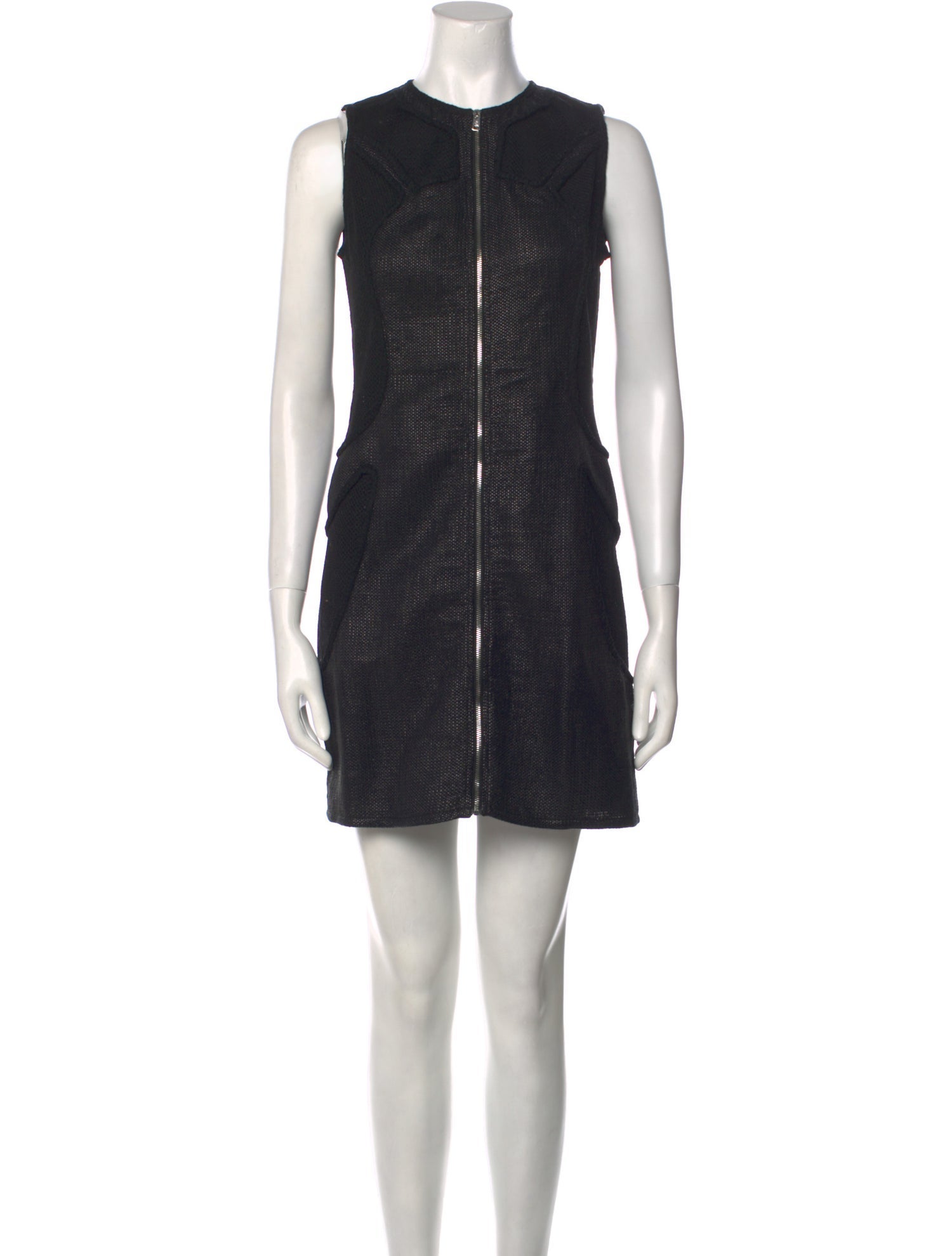 Alexander McQueen Crew Neck Mini Dress