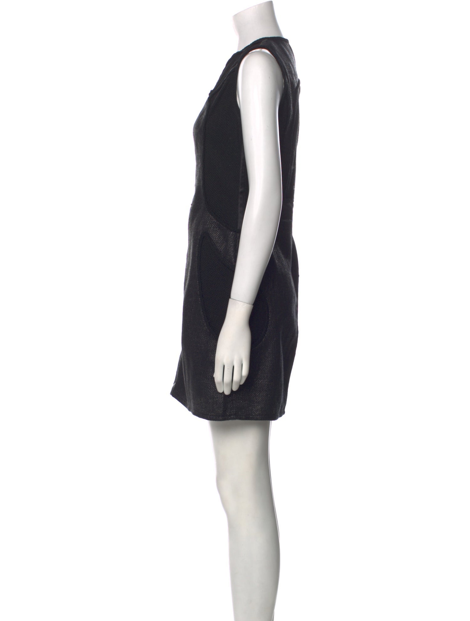 Alexander McQueen Crew Neck Mini Dress