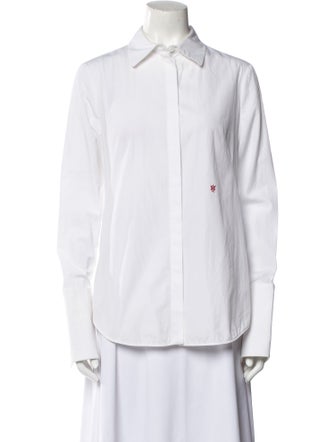 Alexander McQueen 2016 Long Sleeve Button-Up Top