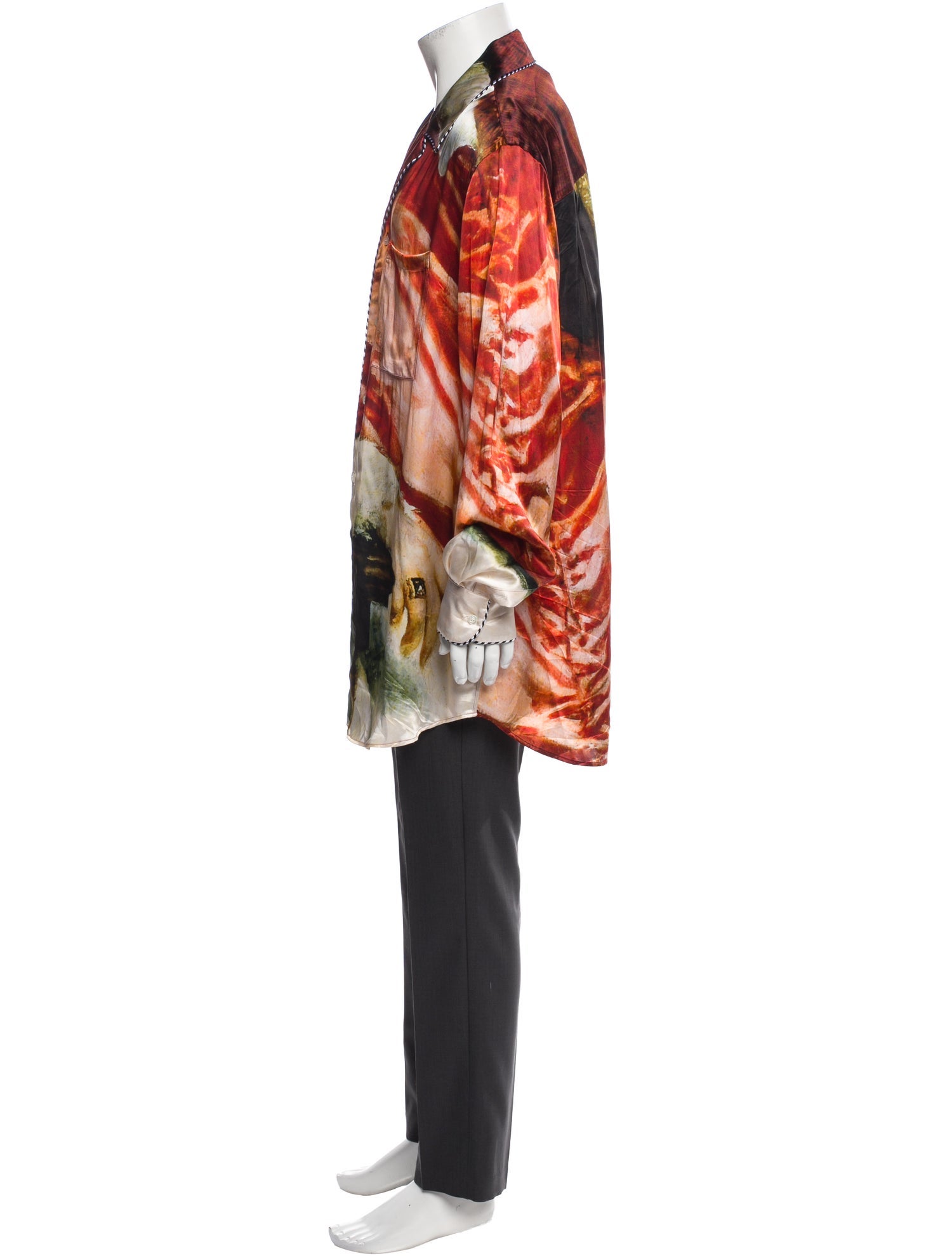 Alexander McQueen Printed Robe w/ Tags