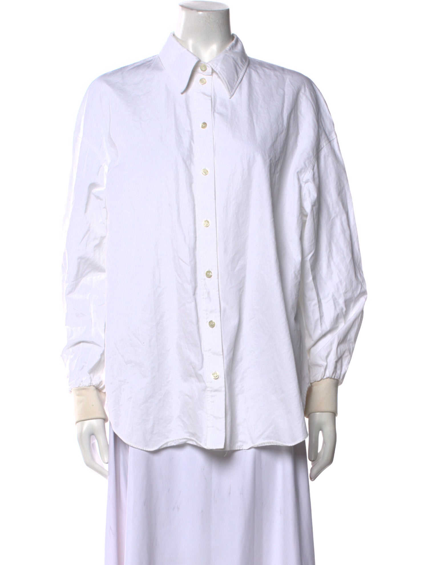 Alexander McQueen Long Sleeve Button-Up Top