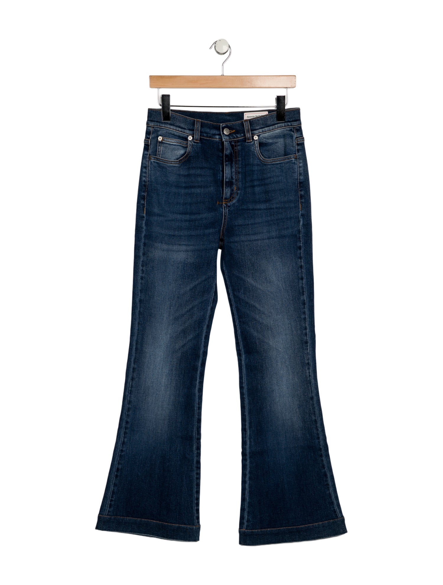 Alexander McQueen High-Rise Wide Leg Jeans