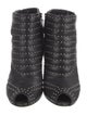 Alexander McQueen Leather Printed Lace-Up Boots